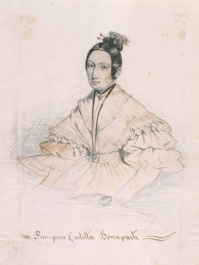 Principessa Carlotta Bonaparte by Charles Doussault